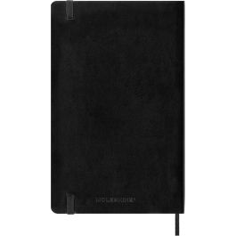 Moleskine DSB12DC3Y26 Agenda 2026 Diaria 12 Meses Tapa Blanda L (13x21 cm) Negra Cierre Goma Elástica