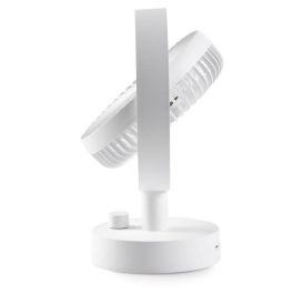 Domo DOM5411397173164 Ventilador de mesa con batería Li-ion 5V Recargable USB 15 cm de diámetro 10 velocidades
