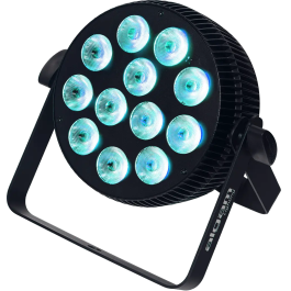 Algamlight Foco Proyector LED RGBW 4-en-1 12x10W Slim