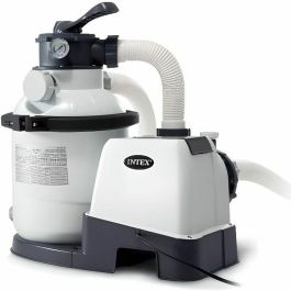 Intex Filtro de arena 4 m³/h para piscinas hasta 24 m³ con prefiltro, válvula 6 vías, control digital y capacidad 12 kg arena. Precio: 133.50000059. SKU: B18RVJA5D3