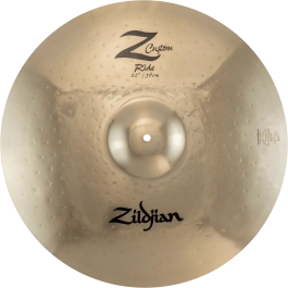Zildjian Ride 22" Z Custom Plato de Batería de Bronce B20