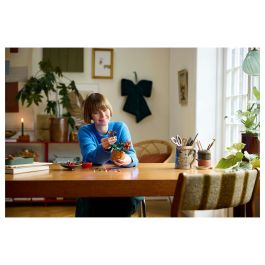 LEGO 10370 Icons Flor de Pascua, Juego Construcción 608 Piezas, 18+ Años