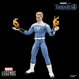 HASBRO Figura Los 4 Fantásticos Johnny Storm (Antorcha Humana) Articulada 15cm con Efecto de Fuego y Accesorios