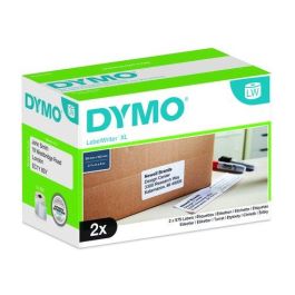 Dymo Cinta de Etiquetas de Envío, Alta Capacidad, Blanco, 102x59 mm, 2 Rollos, para LabelWriter Precio: 48.98999963. SKU: B15VRLVFED