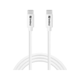 Sandberg Cargador de Pared USB-C PD 20W con Cable USB-C a USB-C 1M para Smartphones y Tablets - Enchufe EU