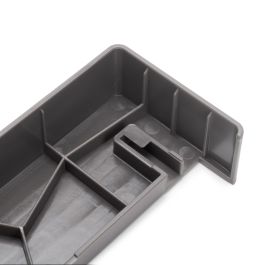 Emuca Bastidor con guías de cierre suave y extracción total para accesorios de armario Quartz, 887-913mm, Aluminio y Plástico, Titanio