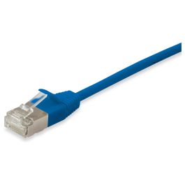 EQUIP 606136 Cable de Red Cat6A F/FTP LSZH Slim, 3m, Azul