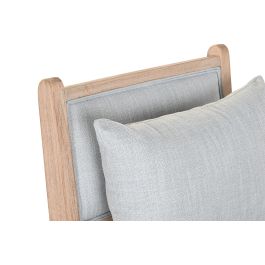 DKD Home Decor Butaca Moderno Gris Claro Natural 83 x 71.5 x 57 cm (2 Unidades) Poliester