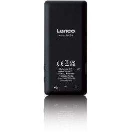 Lenco Xemio-860BK Reproductor MP3 8GB con Pantalla TFT 2.4" Bluetooth 5.3 y Auriculares Negro/Gris