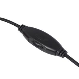 Ewent Auricular Ew3562 con Micrófono, Control de Volumen, Cable Antienredos, Ideal para Música, Juegos y Llamadas