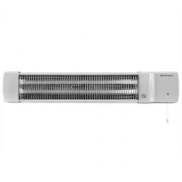 Orbegozo BB 5002 Estufa de Cuarzo Baño 2 Niveles de Potencia 1200W Calor Instantáneo Orientable