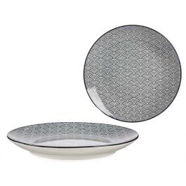 Plato Postre 20Cm Onda Japonesa Negro Vessia (24 Unidades) Precio: 49.50000011. SKU: B1J89RA3BX