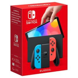 Nintendo SWITCH OLED BLRD Switch OLED 7" Azul Neón/Rojo Neón, 64GB con Base, 2 Joy-Con y Puerto LAN Precio: 361.59000031. SKU: S8101267