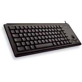 Cherry G84-4400 Teclado Compacto Alámbrico USB QWERTY US Negro Completo (100%) con Bola de Seguimiento