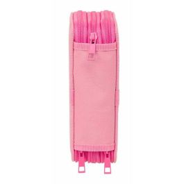 Safta Plumier Triple Barbie 37 Pcs, Estuche Escolar con 3 Compartimentos, para Niñas y Niños, 12.5x19.5x5.5cm