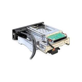 Delock 47209 Marco Frontal para Disco Duro 2.5" SATA, 5.25", Panel Frontal USB 3.0, Negro