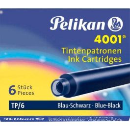 Pelikan TP6 Tinta Estilografica Azul/Negro Caja de 6 Cartuchos Precio: 1.49999949. SKU: B1AWY7L3BH