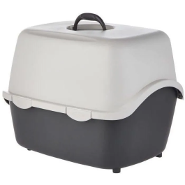 Trixie Bandeja de Arena para Gatos Vico 40x40x56 cm Gris Oscuro y Gris Claro