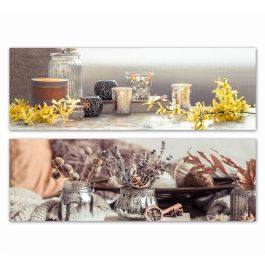 DKD Home Decor Cuadro Shabby Multicolor 90 x 30 x 2.3 cm (12 Unidades) Lienzo Pino Precio: 53.95000017. SKU: B17WA6MRCS