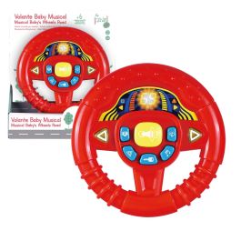 Tachan Volante de Bebé Rojo con Luces y Sonidos de Coche, 12 Melodías, Botones Interactivos, Pilas AA Incluidas, +6 Meses Precio: 7.79000057. SKU: B1KA9M9RAS