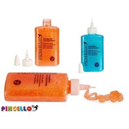 Cola Purpurina 4Col Claros Pincello 3X14CM (24 Unidades) Cola Purpurina 4Col Claros Pincello 3X14CM (24 Unidades)