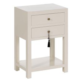 Mesita de Noche ORIENT Blanco Madera de abeto Madera MDF 45 x 30 x 66 cm Precio: 138.5000001. SKU: B18KTPMNTV