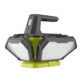 Ryobi RYO4892210239747 Foco LED 360° 18V con 4 paneles de luz y 3 intensidades: 3.500 / 2.000 / 1.000 / 500 lúmenes