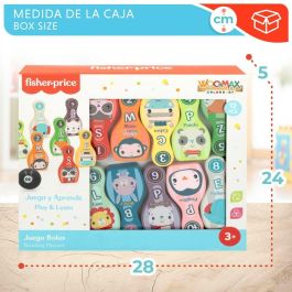 Juego de Bolos Fisher Price Animales (6 Unidades)