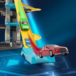 Molto Parking Future 6 plantas 152 cm, Pista de coches con helipuerto y elevador automático para niños 3+ años