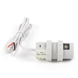 MERRYTEK Sensor de Movimiento Microondas Fotoeléctrico Crepuscular IP65 1-10V Regulable 5.8Ghz Detección 15m UFO PRO