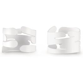 Alessi Barkring Set de 2 Servilleteros Blancos BM17S2 W - Diseño Natural, Acero Coloreado con Resina Epoxi Precio: 18.49999976. SKU: B1FKPV85AP