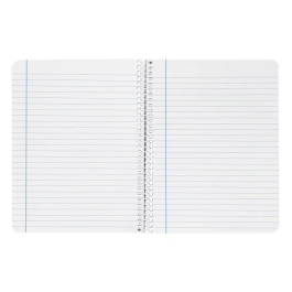Liderpapel Cuaderno Espiral A4 Witty Tapa Dura 80 Hojas 90gr Rayado Horizontal con Margen Color Naranja