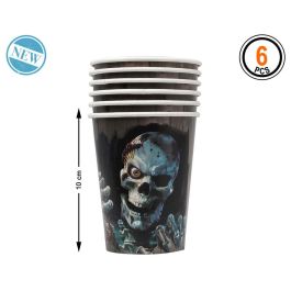 Vasos de Papel Desechables con Ilustración de Calavera para Halloween - 10 cm - Ideal para Bebidas Precio: 0.58999963. SKU: B1FRBJFRD5