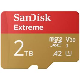 Sandisk Tarjeta MicroSDXC Extreme PRO 2 TB, Velocidad de Lectura 240 MB/s, Velocidad de Escritura 140 MB/s, A2, U3, V30, Clase 10 Precio: 338.58999966. SKU: B1JRAQNFYQ