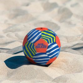 Balón de Fútbol Playa Aktive Neo Splash (24 Unidades)