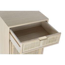 Mesita De Noche Scandi DKD Home Decor Natural Dorado 37 x 70 x 42.2 cm