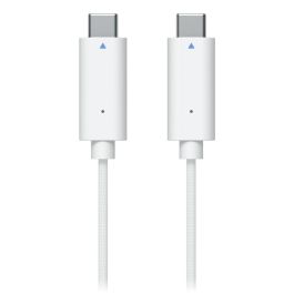Ubiquiti Cable de Audio AI Theta de Repuesto para AI Theta Hub, 1m (3.3ft), con revestimiento de tejido trenzado PVC, Blanco