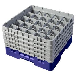 CAMBRO - 25S958-186 - Cesta de lavado 25 comp. 5 alturas - 8,7 cm Ø máx. - alt. máx. 25,8 cm - 50 x 50 x 30,8 cm - Azul marino Precio: 103.95000011. SKU: B14Y44EP45