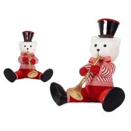 Figura Oso Navideño Sentado con Trompeta 45 cm - Krist+ Figura Oso Navideño Sentado con Trompeta 45 cm - Krist+ Precio: 58.49999947. SKU: B125WB9CA5