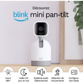 Mini cámara panorámica e inclinable - BLINK HOME SECURITY - Blanca Mini cámara panorámica e inclinable - BLINK HOME SECURITY - Blanca