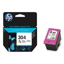 HP Nº304 Tinta Tricolor Cartucho Compatible con HP Deskjet 3720 - 100 Páginas