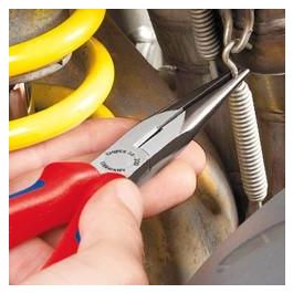 Knipex Flachrundzg m.Schneide/ Befestigungsse