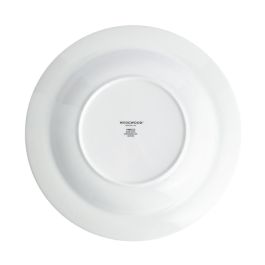 Wedgwood Plato Hondo Hibiscus 23 cm (4 Unidades) con Franjas de Oro de 22 Quilates Apto para lavavajillas