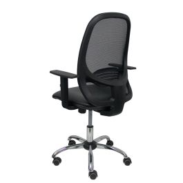 Silla de Oficina Piqueras y Crespo 10CCRRN Negro Con reposabrazos Silla de Oficina Piqueras y Crespo 10CCRRN Negro Con reposabrazos