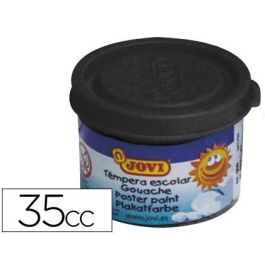 Tempera Jovi 35 mL Negro 5 unidades