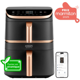 Cosori Freidora sin aceite Turbo Tower Pro Smart, 10,8 L, 2 depósitos, 7 programas, 2630 W, Negro, AAAVL96408 Precio: 336.89000048. SKU: B13XM9JV5C