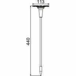 Galix G4460 Decoración de luz solar Forma de girasol Al 44 cm