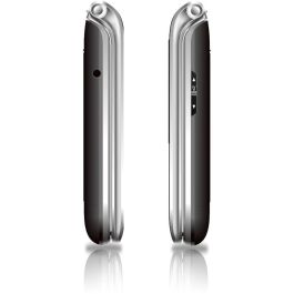 bea-fon SL645 LTE Teléfono Móvil Concha 4G Negro Plata 7.11 cm (2.8") 1.3 MP 1550 mAh