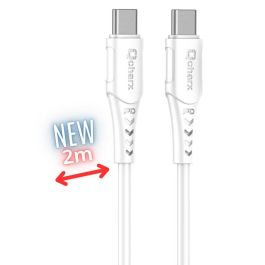 Qcharx Sofia Cable USB Tipo C a Tipo C 60W PVC Blanco 2m Precio: 6.69000046. SKU: B16DBQ8Q67