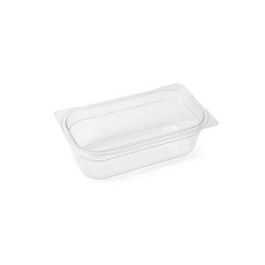 RIEBER CUBETA POLICARBONATO 1/3-100, TRANSPARENTE, 3.3L, APILABLE, APTA ALIMENTOS, GN, ALMACENAJE Precio: 32.5248. SKU: B18Z9B3VFR